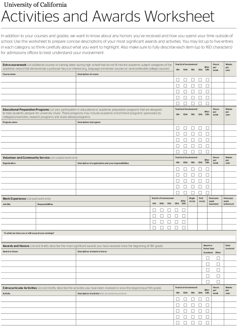 Senior Blue Book